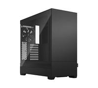 Fractal Design Pop Silent Tempered Glass Mid-Tower ATX PC Case - Black