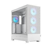 Fractal Design Pop Xl Air Rgb White Tg Gaming Case W/ Clear Glass Window E-Atx H FD-C-POR1X-01