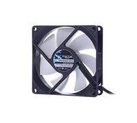 Fractal Design Silent Series R3 White - Silent computer fan - Optimized for quiet operation - 92 mm - Rotational speed 1500 RPM - Black ribbon cable - Rifle bearings - 12v - Black/White (Single)