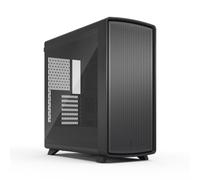 Fractal Design Summit Blackout TG Light Tint - Gaming PC Case | Includes three Momentum fans, curved wood detailing, and a perforated mesh front for excellent airflow performance.