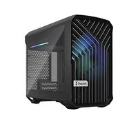 Fractal Design Torrent Nano RGB Black - Light tint tempered glass side panels - Open grille for maximum air intake - 180mm RGB PWM fan included - Type C - mITX Airflow Mini Tower PC Gaming Case