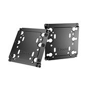 Fractal Design Universal Multibracket Mounting Adapter Kit - Mounts one 3.5"/2.5" HDD/SSD Drive or Water-Cooling Pump/Reservoir to a Standard 120 mm PC Case Fan Vent - Black (2 Pack)
