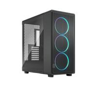 Fractal Epoch XL Black TG RGB Light Mid Tower Gaming Case - Black