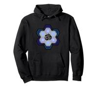 Fractal Evolution Experience Spiritual Aum Sign Yoga Wear Pullover Hoodie