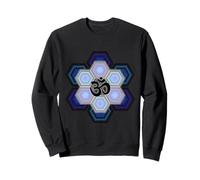 Fractal Evolution Experience Spiritual Aum Sign Yoga Wear Sweatshirt