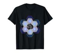 Fractal Evolution Experience Spiritual Aum Sign Yoga Wear T-Shirt
