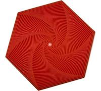 Fractal Fidget Hexagon, 3D Printed Hexagon Fidget Toy, ,3D Printing Anti-Anxiety and Stress Relief Pocket Size Toy, Mindful Meditation Tool, Sensory Toys for Kids Adults, Infinity Cubes (red)