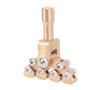 Fractal Fret Press, Self Adjusting Guitar Fret Wire Press Stainless Steel Brass With Non Slip Base Self Leveling Technology Fret Press Repair Tool for Luthiers Diy Guitar Repair