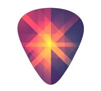 Fractal Gradient Guitar picks in thin, medium, and thick sizes, 12-piece set, suitable for electric guitar and various instruments