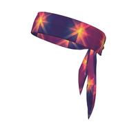 Fractal Gradient Sports Headbands for Men and Women, Patterned Sweat-Absorbing Headbands, Outdoor Travel and Sports Headbands