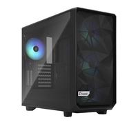 Fractal Meshify 2 RGB, Black, Mid Tower Chassis w/ Tinted Glass Window, 4x 140mm