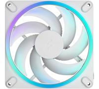 Fractal Design Momentum 14 RGB - Silent PC Case Fan-140 mm - ARGB Gen 2-20 LEDs-Liquid Crystal Polymer LCP blades-FDB Fluid Dynamic Bearing-Cooling Performance-Powerful Airflow-Quiet Operation-White