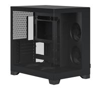 Fractal Pop 2 Vision Black Chassis, Black, Dual Chamber, Mid Tower, 4 x 120mm Fa