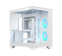 Fractal Pop 2 Vision White RGB Dual Chamber Mid Tower Tempered Glass P