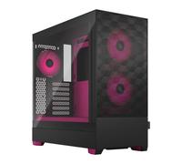 Fractal Pop Air RGB, Black/Magenta, Mid Tower Chassis w/ TG Window, 3x 120mm RGB