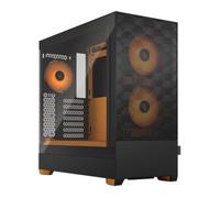 Fractal Pop Air RGB Orange Core Mid Tower Tempered Glass PC Case