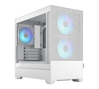 Fractal Pop Mini Air RGB, White, MicroATX Chassis w/ TG Window, 3x 120mm RGB Fan