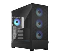 Fractal Pop XL Air RGB, Black, Full Tower Chassis w/ TG Window, 4x 120mm RGB Fan