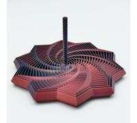 Fractal Sensory Fidget Star, 3D Printed Expanded Fractal Fidget Star with Handle, Hexagonal Decompression Sensory Rotating Spiral for Adults Kids Stress Relief Color E