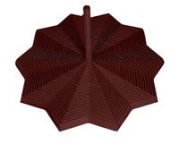 Fractal Sensory Fidget Star - 3D Printed Expanded Fractal Fidget Star with Handle,Stress Relief Hexagon Geometric Sensory Toy for Autism Anxiety for Adults (Brown, 17cm)