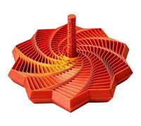 Fractal Sensory Fidget Star, 3D Printed Fidgets, 17 CM Expanded Sensory Fidget Star with Handle, Stress Relief Toy for Adults Kids Stuffers Gadgets