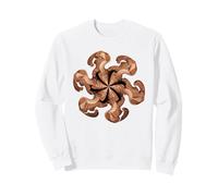 Fractal Spiral Geometry Optical Illusion Sweatshirt