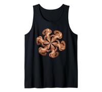 Fractal Spiral Geometry Optical Illusion Tank Top