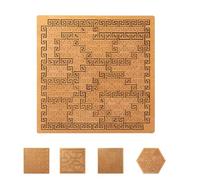 Fractal Tray Puzzle,Fractal Puzzle,Impossible Reverse Thinking No Image Puzzles
