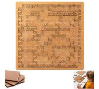 Fractal Tray Puzzle - Fractal Tray Puzzle Hilbert Curve, Impossible Difficult Challenging Space-Filling Curve Design, Reverse Thinking Brain Teaser Gift for Logic, Focus Stress Relief (C)