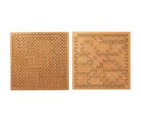 Fractal Tray Puzzle, Hard Difficult Wooden Jigsaw Puzzles for Adults, Portable Unique Irregular Creative Labyrinth Puzzles, Impossible Reverse Thinking Challenging, No Image Puzzle(A+C)