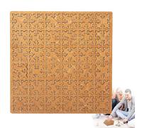 Fractal Tray Puzzles, 2026 New Hard Irregular Wooden Jigsaw Fractal Puzzle Challenge, Creative Hard Difficult Portable Mind Bending Wooden Jigsaw Puzzle, Challenging No-Image Puzzles for Family Party