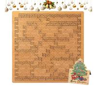 Fractal Tray Puzzles, 2026 New Mind Bending Wooden Jigsaw Puzzle, Reverse Thinking No Image Puzzles Toys for Adults Kids (Auspicious Clouds)