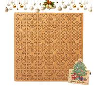 Fractal Tray Puzzles, 2026 New Mind Bending Wooden Jigsaw Puzzle, Reverse Thinking No Image Puzzles Toys for Adults Kids (Square)