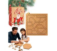 Fractal Tray Puzzles, 2026 Upgrade Wooden Hilbert Curve Jigsaw Challenge Reverse Thinking Puzzles, Hard Irregular Wooden Jigsaw with Relieve Stress Great Connect with Family Age (C)