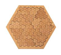 Fractal Tray Puzzles for Adults,2026 New Mind Bending Wooden Jigsaw Puzzle Tray,High Difficulty for Reverse Thinking Puzzles,With Frame for Puzzle Enthusiasts (1PC A)
