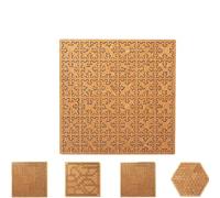 Fractal Tray Puzzles for Adults - Mind Bending Wooden Jigsaw Puzzle with Frame, Unique Irregular Labyrinth Pattern, Advanced Reverse Thinking Brain Challenge Gift for Puzzle Lovers (04#)
