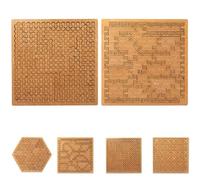 Fractal Tray Puzzles, Fractal Puzzle Wood For Adults, Unique Irregular Wooden Labyrinth, Fractal Tray Puzzles That Spark Joy And Calm Your Mind (2 PCS A)