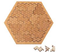 Fractal Tray Puzzles, Hard Difficult Wooden Jigsaw Puzzles for Adults, 2026 Upgrade Mind Bending Wooden Jigsaw Puzzle, Advanced Hard Jigsaw Puzzl-es with Frame, Thinking Challenging (#D)