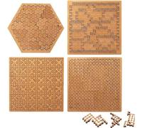 Fractal Tray Puzzles, Hard Difficult Wooden Jigsaw Puzzles for Adults, 2026 Upgrade Mind Bending Wooden Jigsaw Puzzle, Advanced Hard Jigsaw Puzzl-es with Frame, Thinking Challenging (All)