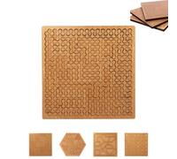 Fractal Tray Puzzles, Hard Difficult Wooden Jigsaw Puzzles for Adults, Educational wooden puzzle, Adults face a challenging reverse thinking test, featuring patterns (A,1 pcs)
