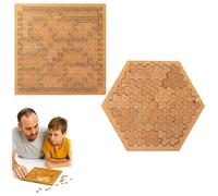 Fractal Tray Puzzles, Hard Difficult Wooden Jigsaw Puzzles, Impossible Reverse Challenging, Mind Bending Wooden Jigsaw Puzzle, Unique Irregular Creative Labyrinth, Reverse Thinking Challenge (2H)