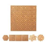 Fractal Tray Puzzles, Hilbert Curve Fractal Tray Puzzle, Hard Irregular No Image Fractals Puzzles for Adults, Reverse Thinking Challenging, Mind-Bending Brain Teaser, Family Party Gift (#B)