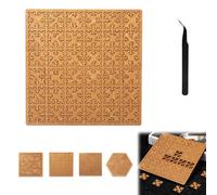 Fractal Tray Puzzles, Impossible Irregular Wooden Jigsaw with Frame, Mind Bending Reverse Thinking Challenge for Adults, Creative Hard Difficult Puzzles for Brain Training