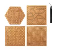 Fractal Tray Puzzles, Impossible Irregular Wooden Jigsaw with Frame, Mind Bending Reverse Thinking Challenge for Adults, Creative Hard Difficult Puzzles for Brain Training