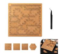Fractal Tray Puzzles, Impossible Irregular Wooden Jigsaw with Frame, Mind Bending Reverse Thinking Challenge for Adults, Creative Hard Difficult Puzzles for Brain Training
