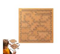 Fractal Tray Puzzles, Mind-Bending Brain Hard Irregular Wooden Jigsaw, 2026 New Portable Impossible Reverse Thinking Challenging Puzzle, Creative Teaser for Family Party, Gift & Travel(Cloud)