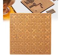 Fractal Tray Puzzles, Mind Bending Wooden Jigsaw Puzzle, Hard Difficult Wooden Jigsaw Puzzles for Adults, Portable Impossible Reverse Thinking Challenging No Image (1PC-4)