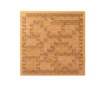 Fractal Tray Puzzles, Mind Bending Wooden Jigsaw Puzzle, Unique Irregular Wooden Puzzles for Adults, Mind-Bending Brain Teaser with Frame Mind Advanced Hard (Square A)