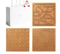 Fractal Tray Puzzles, Shaped Wooden Puzzle-Reverse Thinking Challenge, Framed, Suitable for Brain Training Games, Adult Educational Wooden Puzzle (Style-A)