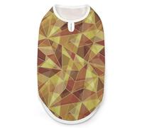 Fractal Triangle Geometric Fragments Dog And Cat Clothes Pet Summer Sleeveless T Shirt Basic Vest 2XL